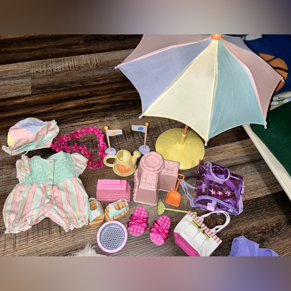 American Girl Doll Beach Day Set